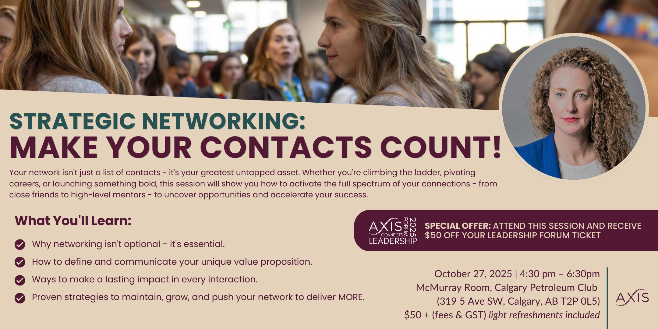 Strategic Networking Event Poster (1)